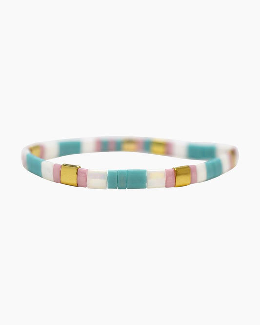 AUNT Morse Code Tila Beaded Bracelet