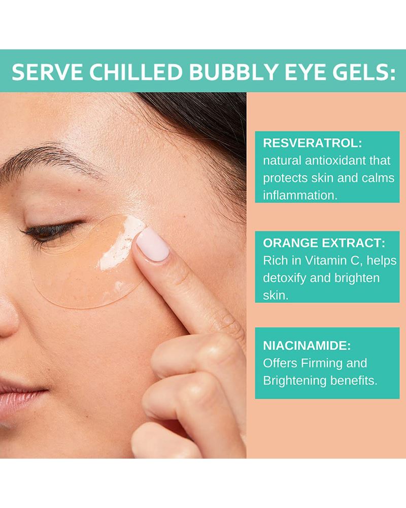 Serve Chilled Bubbly Eye Gels (5 Pack)