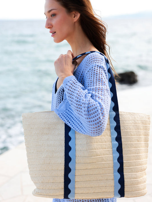 Marbella Tote Blue