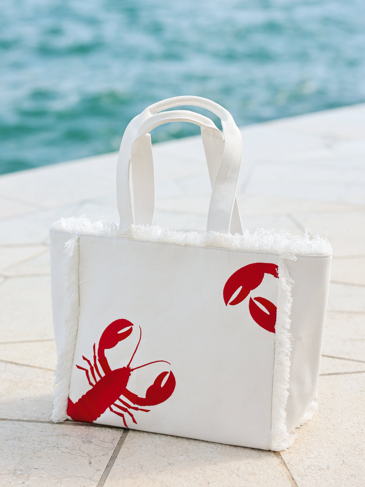 Lobster Tote, Ivory