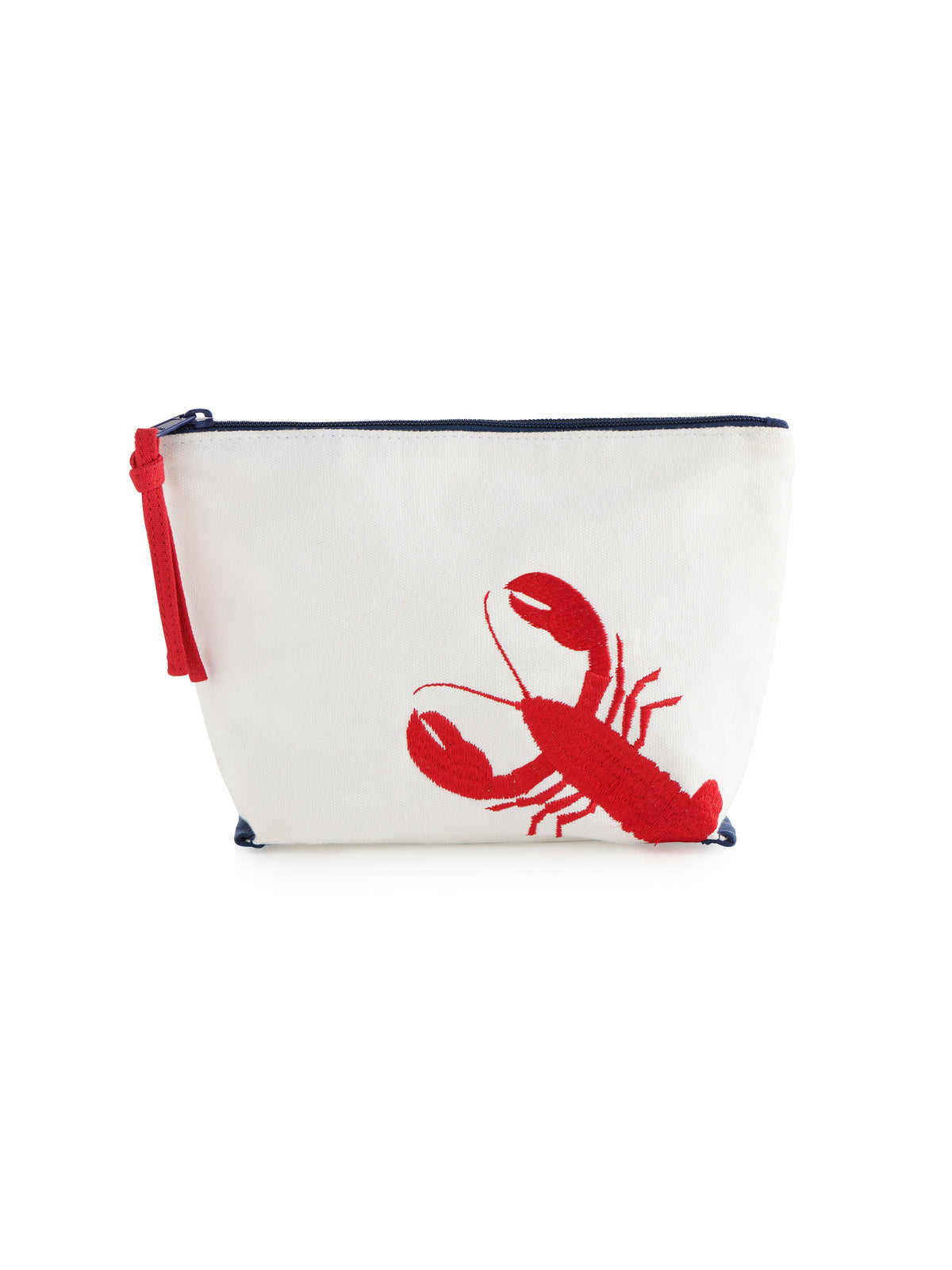 Lobster Zip Pouch, Ivory