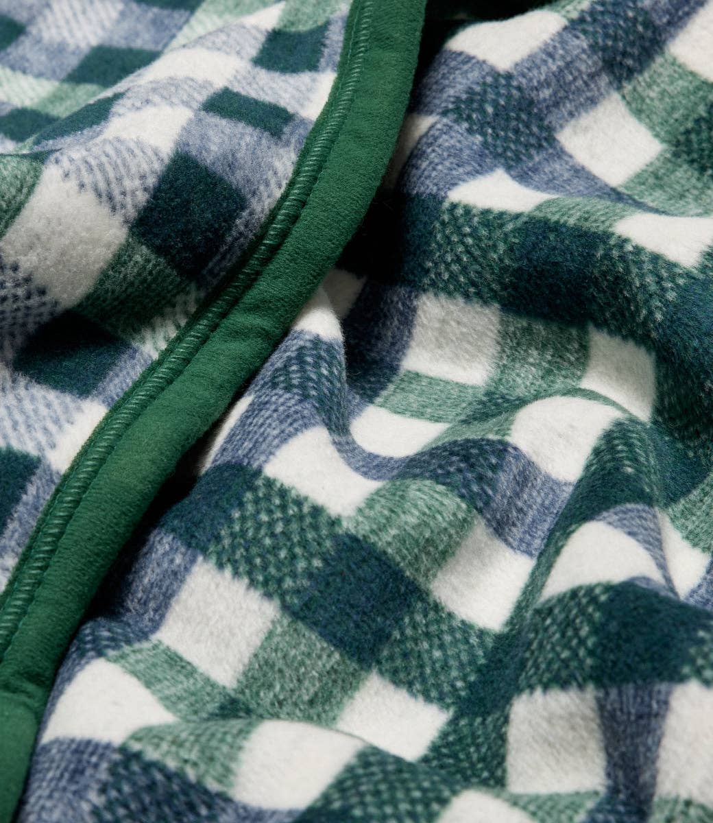 Pine Tree Plaid Original Size Blanket