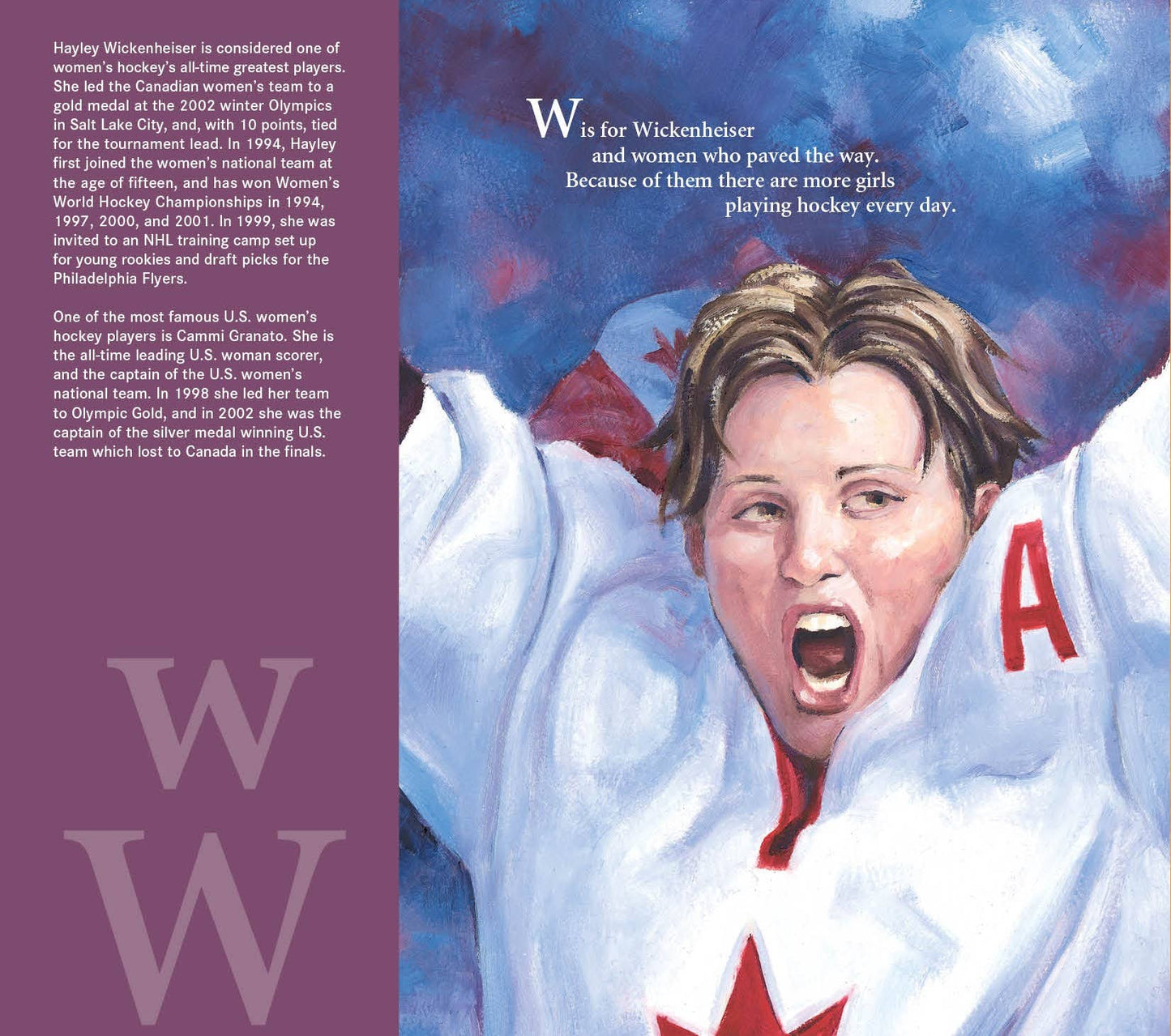 Z is for Zamboni: A Hockey Alphabet Picture Book