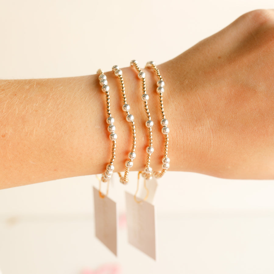 ILY (i love you) Bracelet Gold with Silver