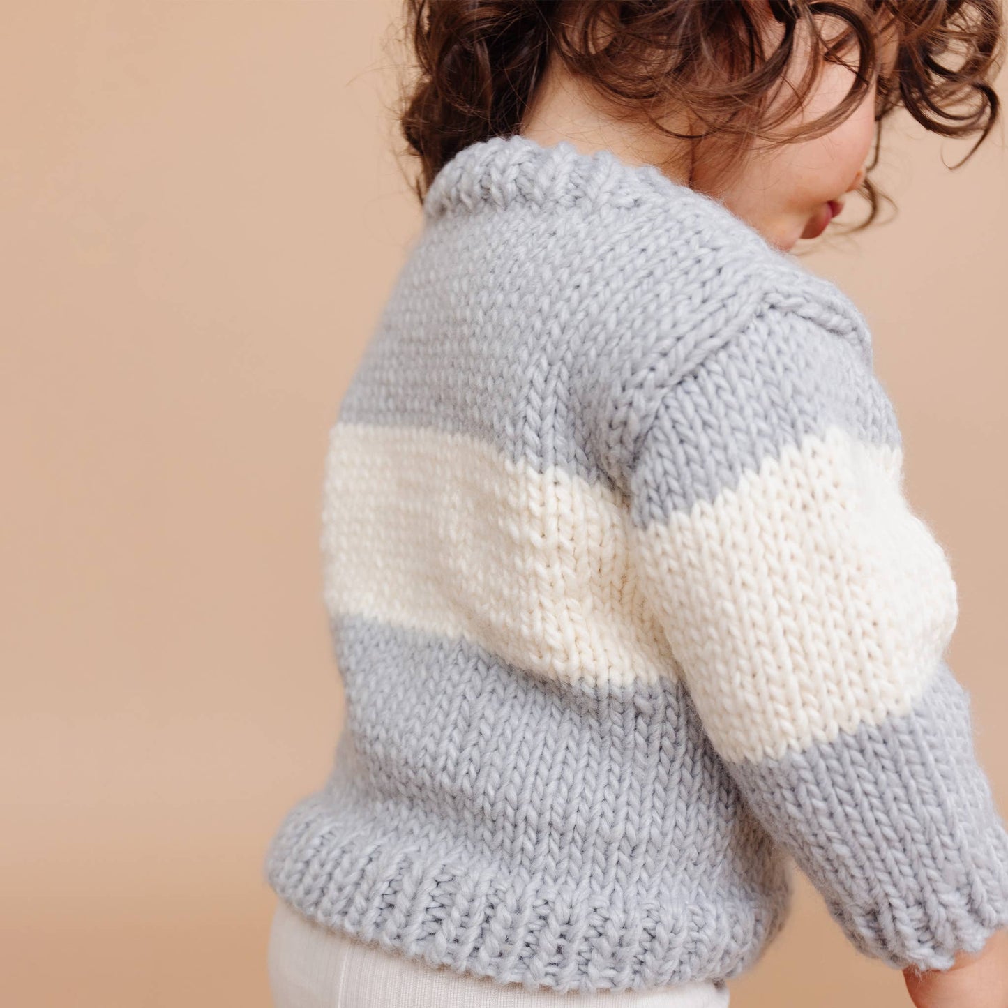 Baby Ski Sweater Bowie Grey
