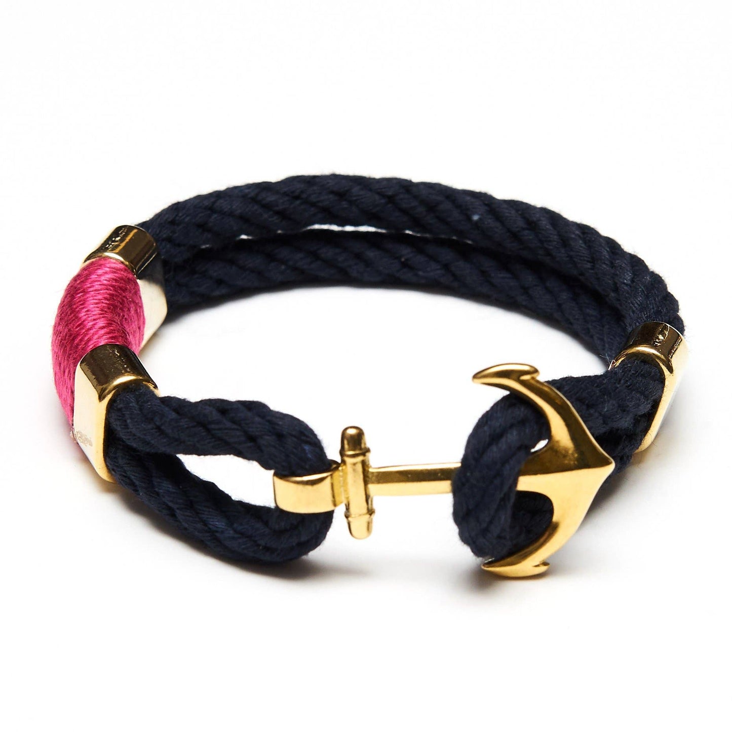 Waverly Bracelet - Navy/Pink/Gold