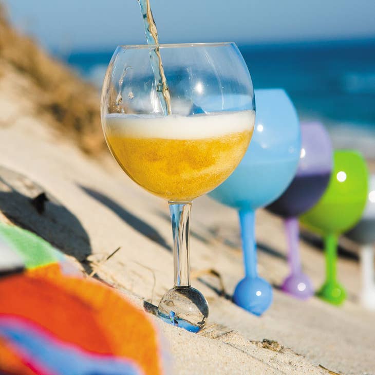 The Beach Glass Floating Acrylic Glass