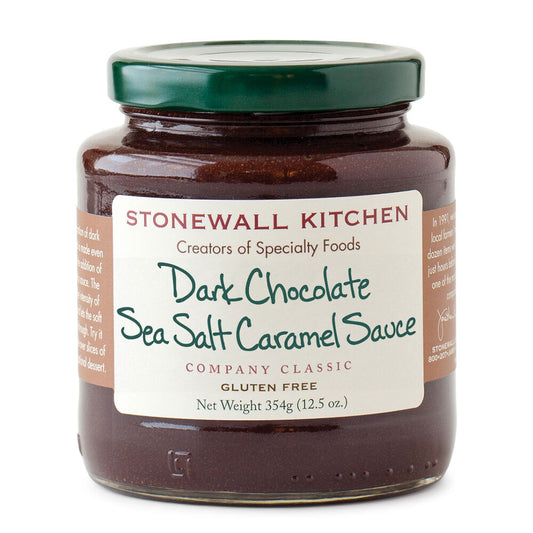 Dark Chocolate Sea Salt Caramel Sauce 12.5oz