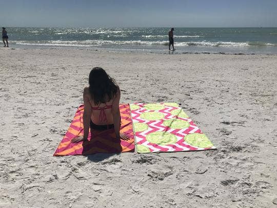 Beach Towel, Citrus, Lime Punch Beach Towel