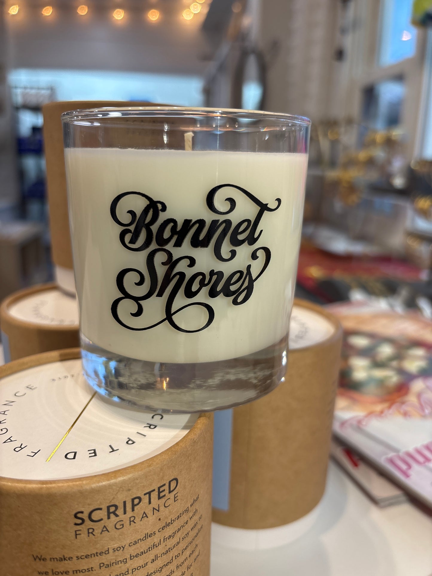 Bonnet Shores Soy Candle in Reusable Glass - Ocean & Driftwood