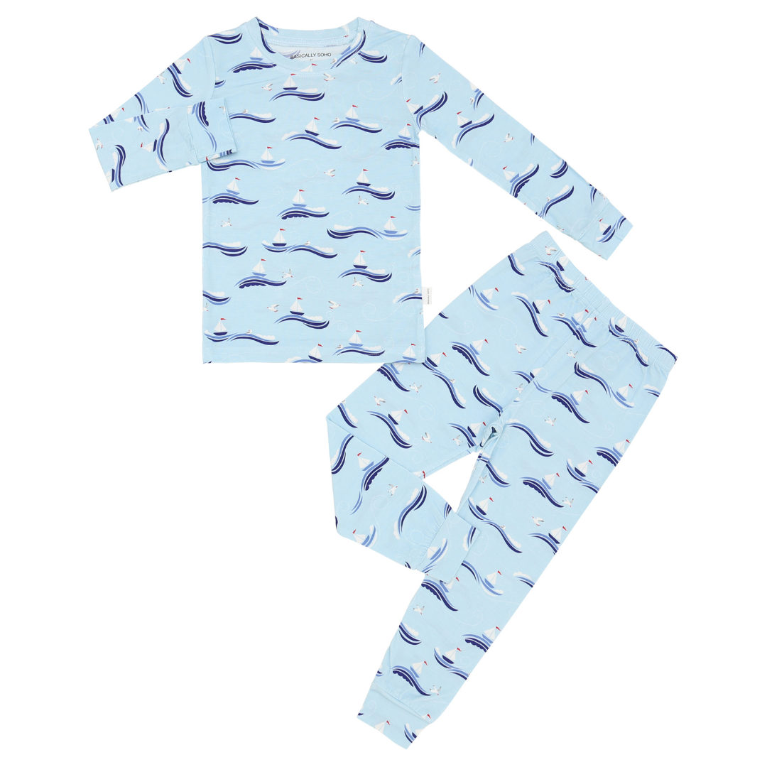 Sailboat Two-Piece Pajama Set