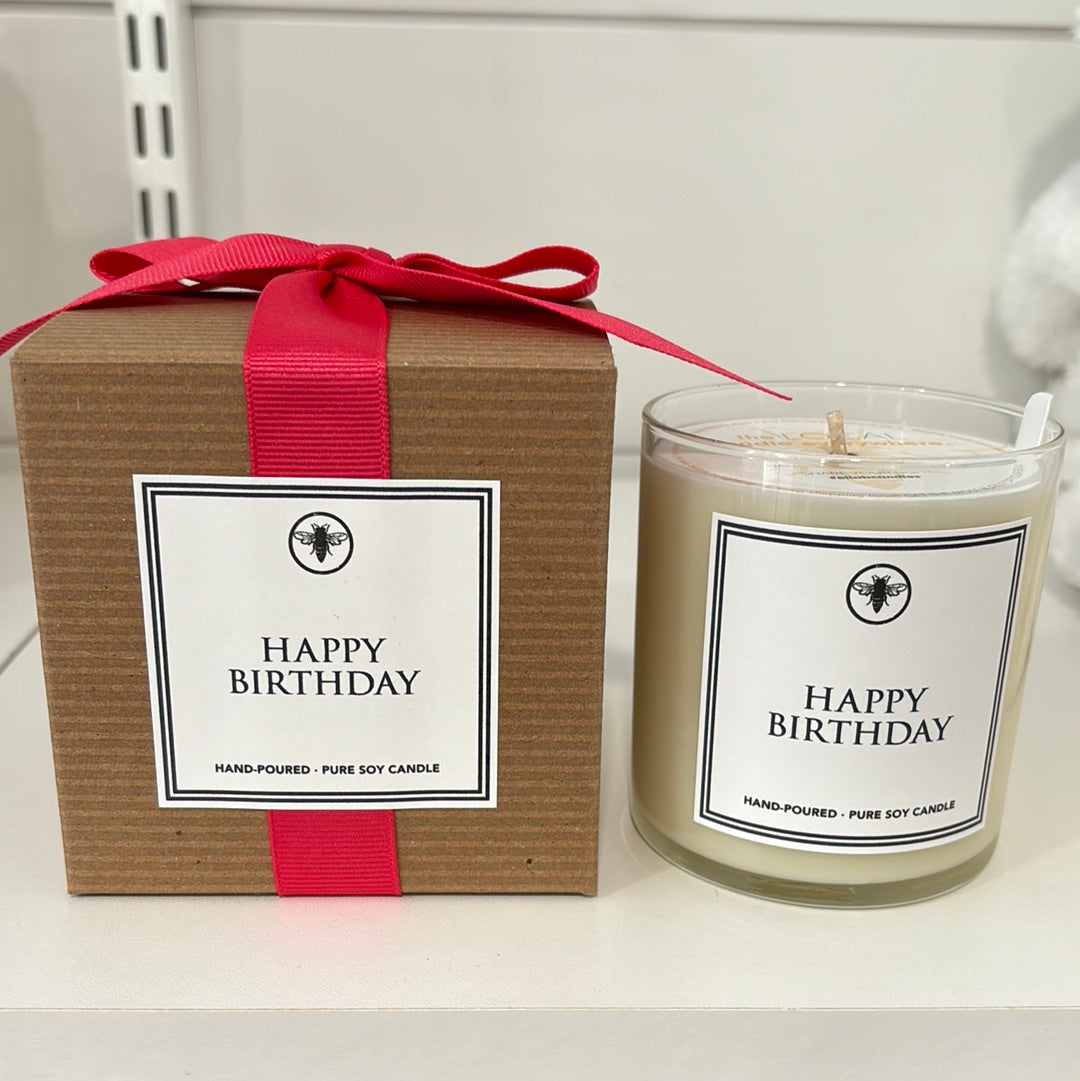 Happy Birthday Soy Candle