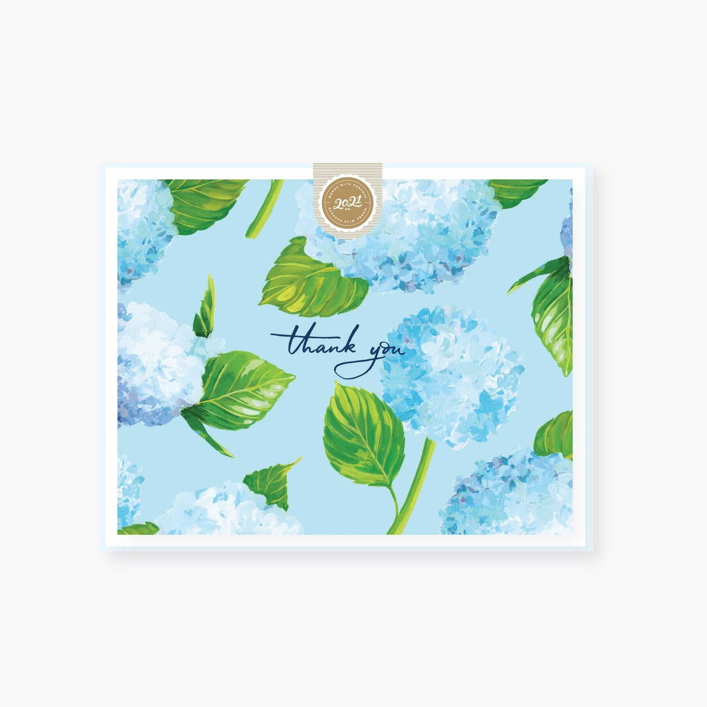 Hydrangeas Thank You Card