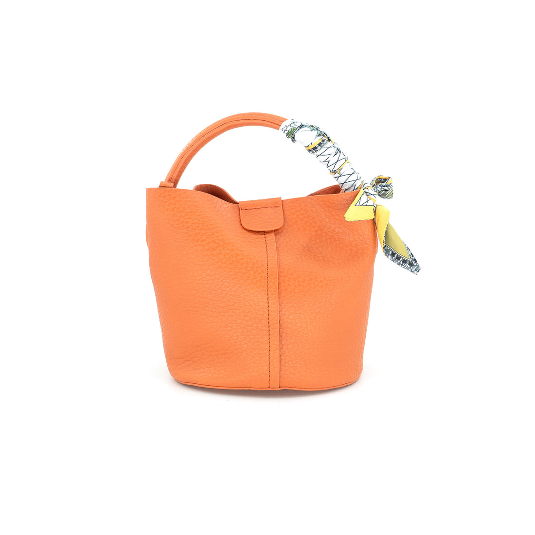 Vegan Leather Clutch Orange