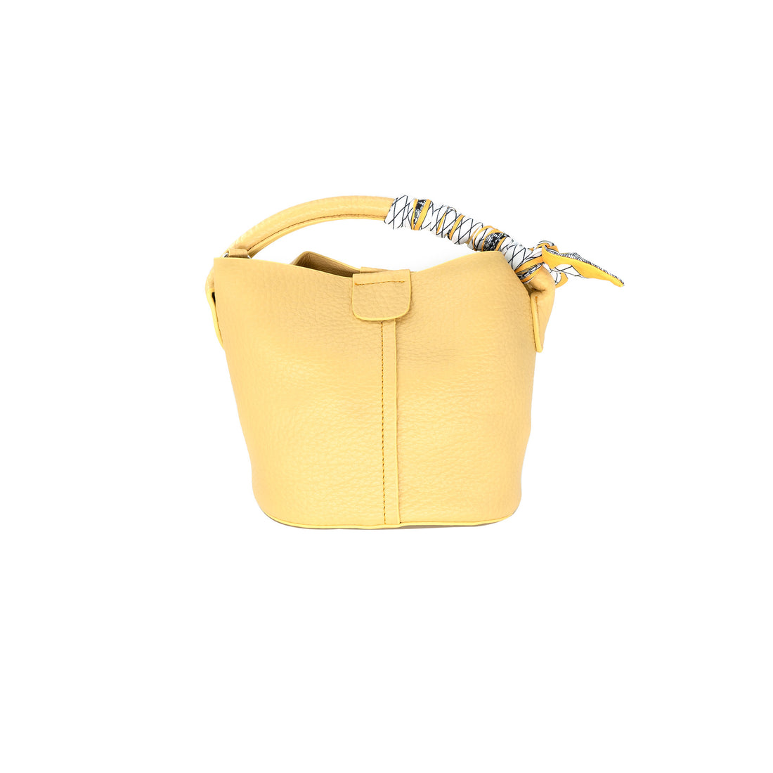 Vegan Leather Clutch Yellow