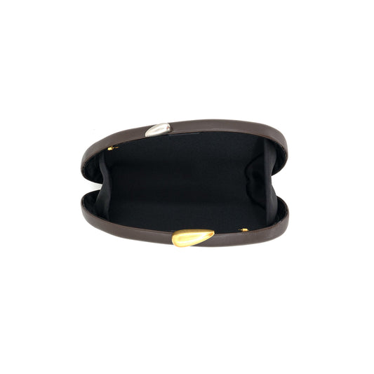 Pauline Clutch Chocolate Brown