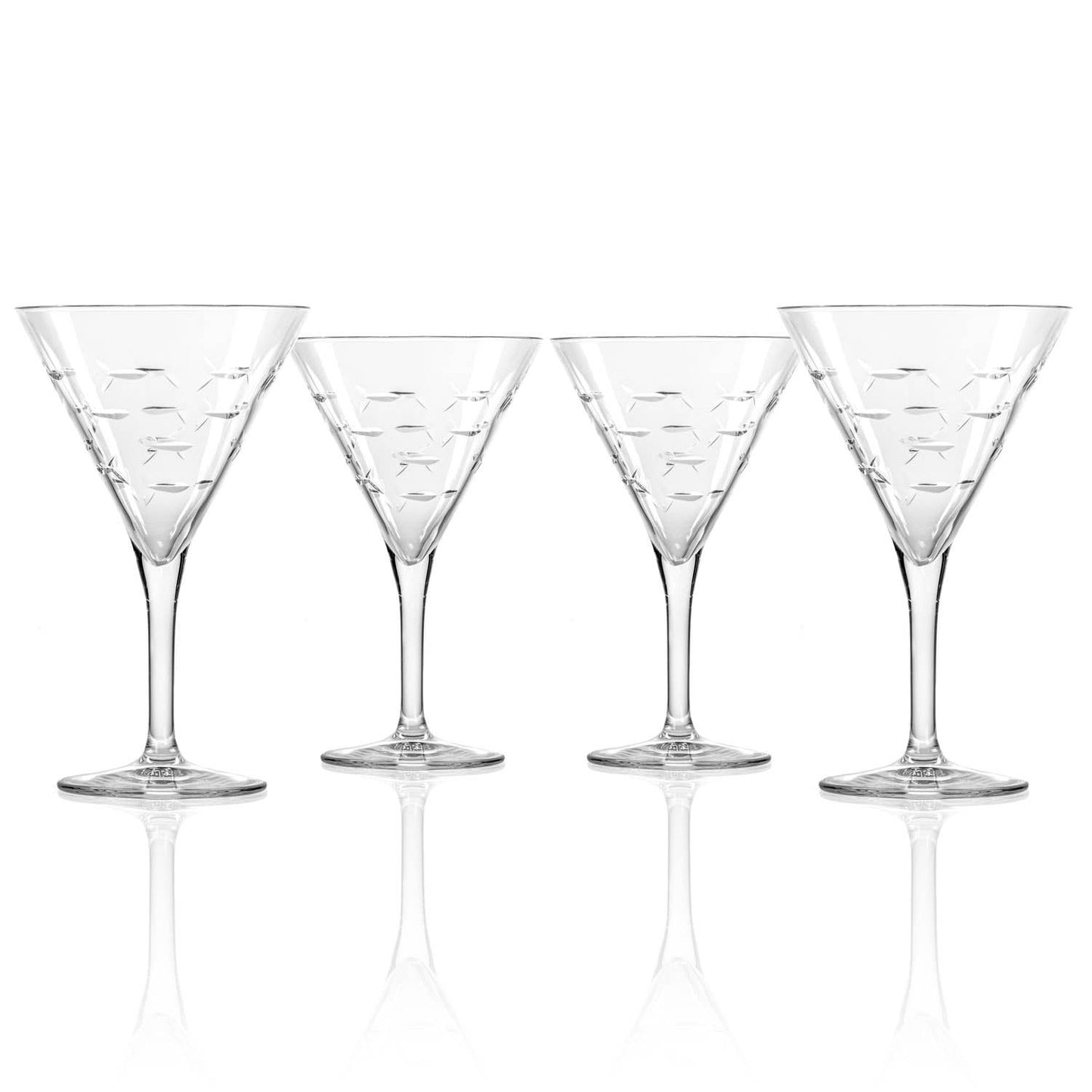 School of Fish Martini Glass 7.5oz