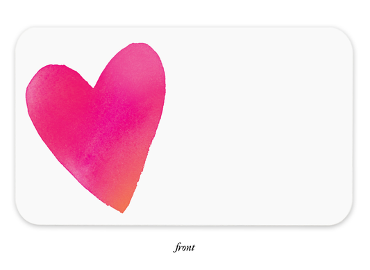 Big Heart Little Notes – Boxed Set of 55 Mini Notecards