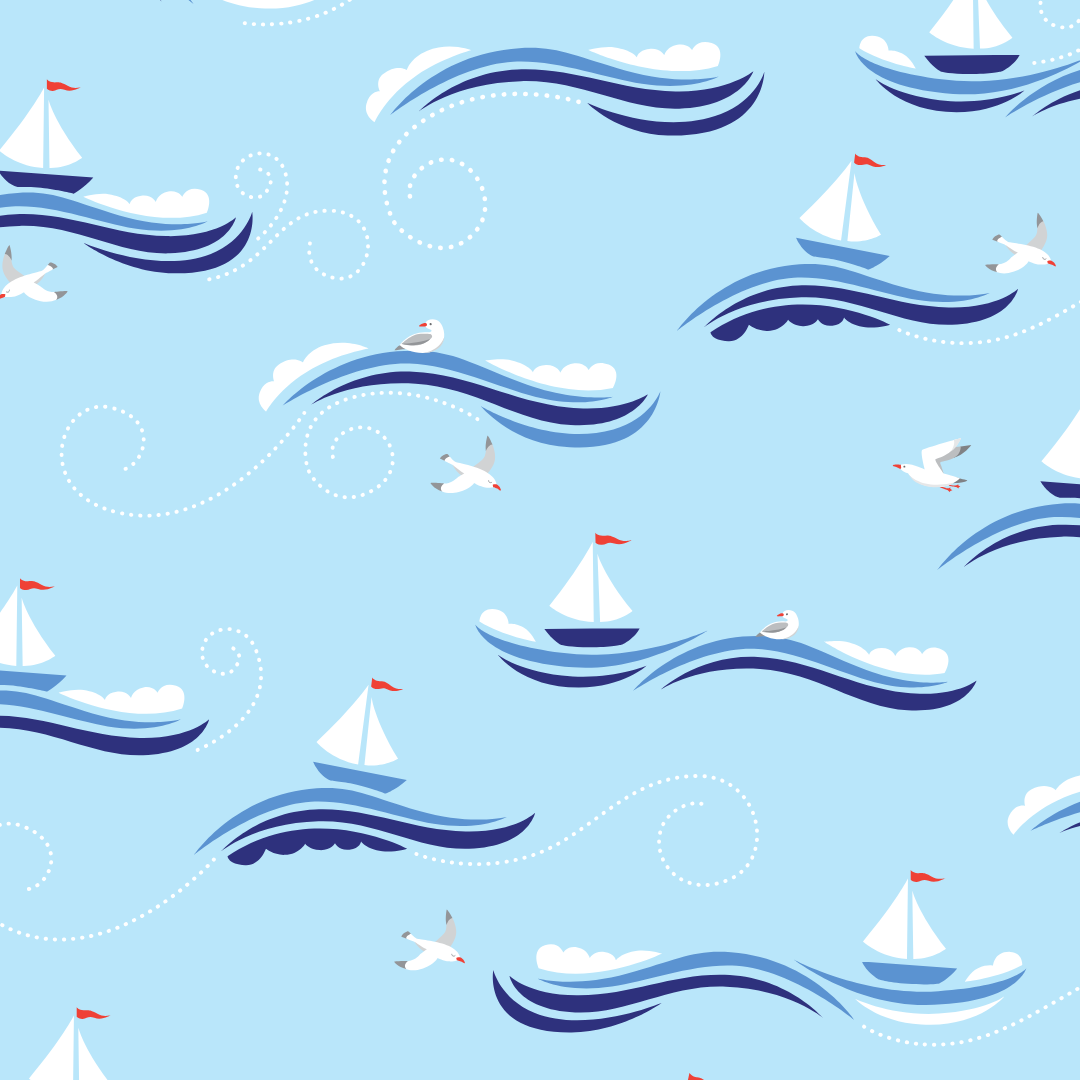 Sailboat Two-Piece Pajama Set