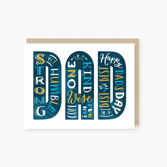 Happy dad's day father's day card