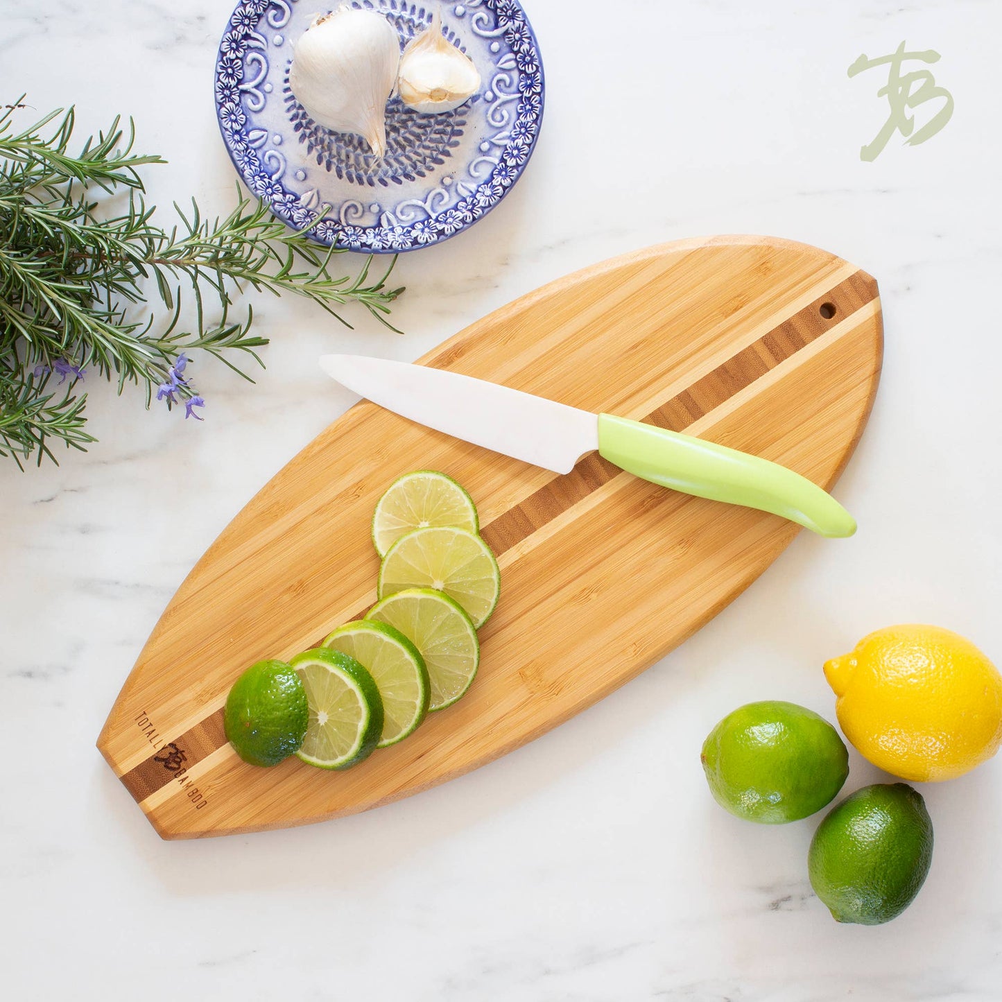 Li'l Surfer Surfboard Shaped Serving & Cutting Board