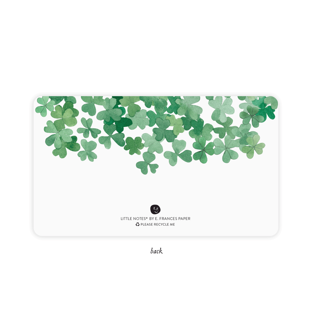Shamrock Little Notes – Boxed Set of 55 Mini Notecards