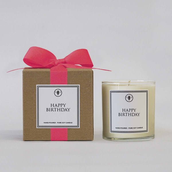 Happy Birthday Soy Candle