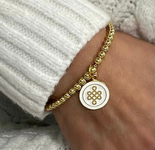 Ball Bracelet Gold 5.0mm