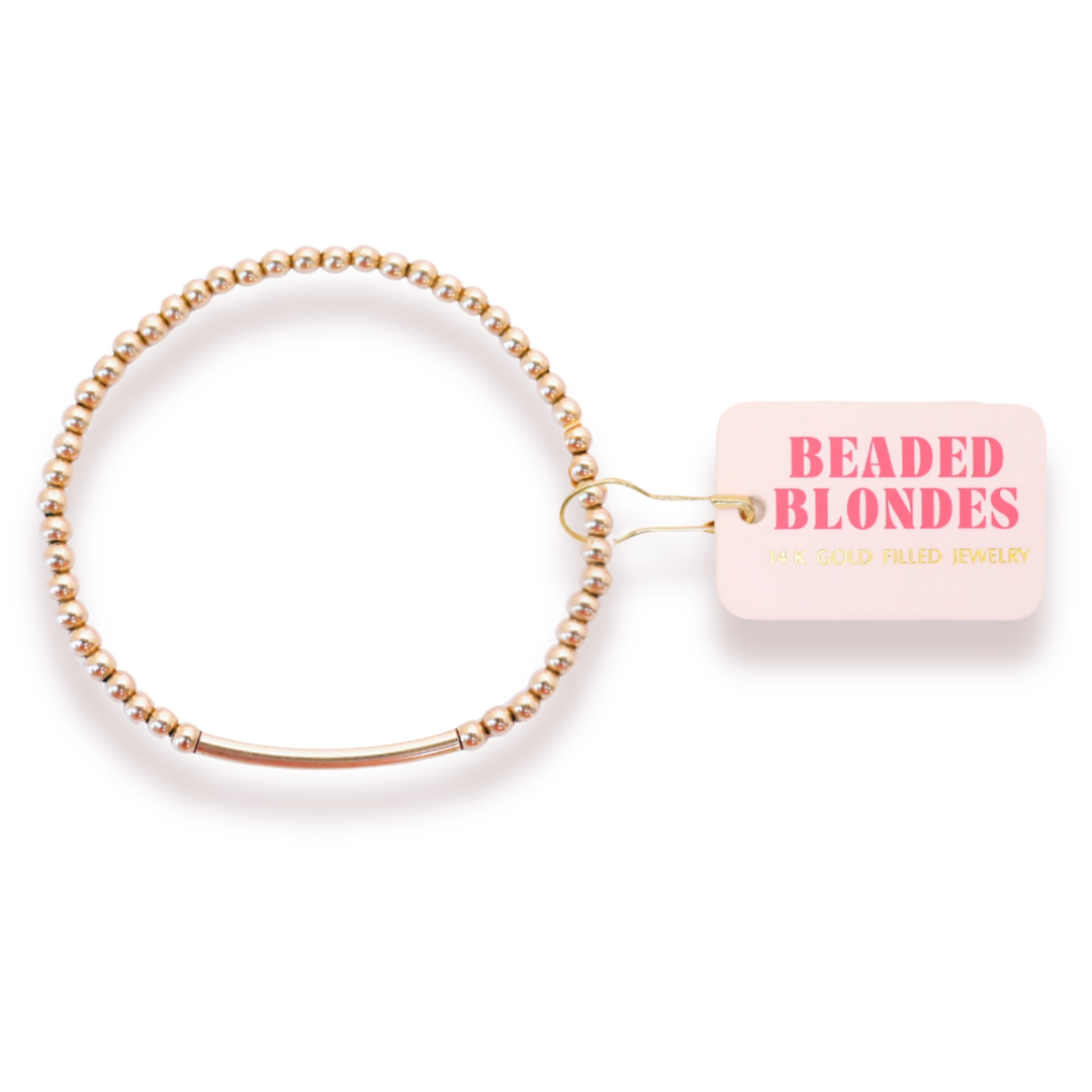 Bar Bracelet in Gold