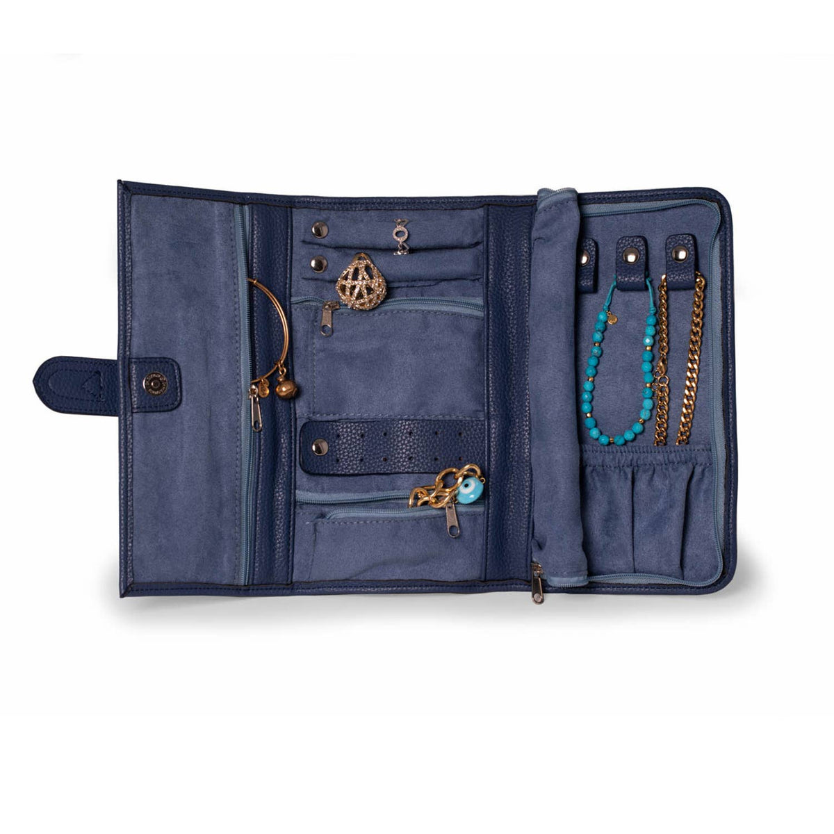 Hayley Jewelry Clutch - Blue