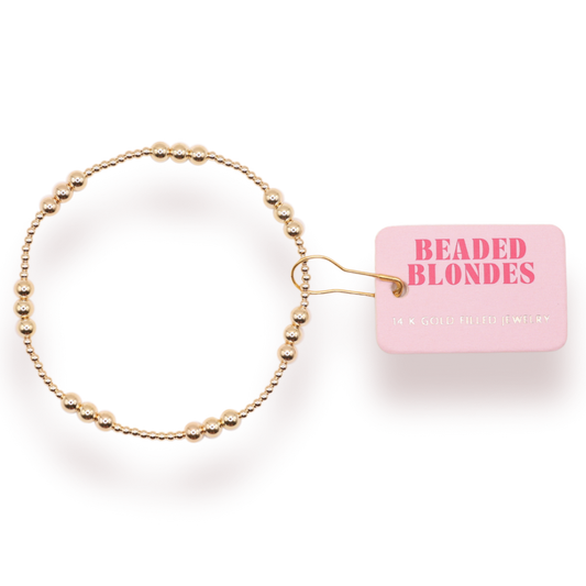ILY (i love you) Gold Bracelet