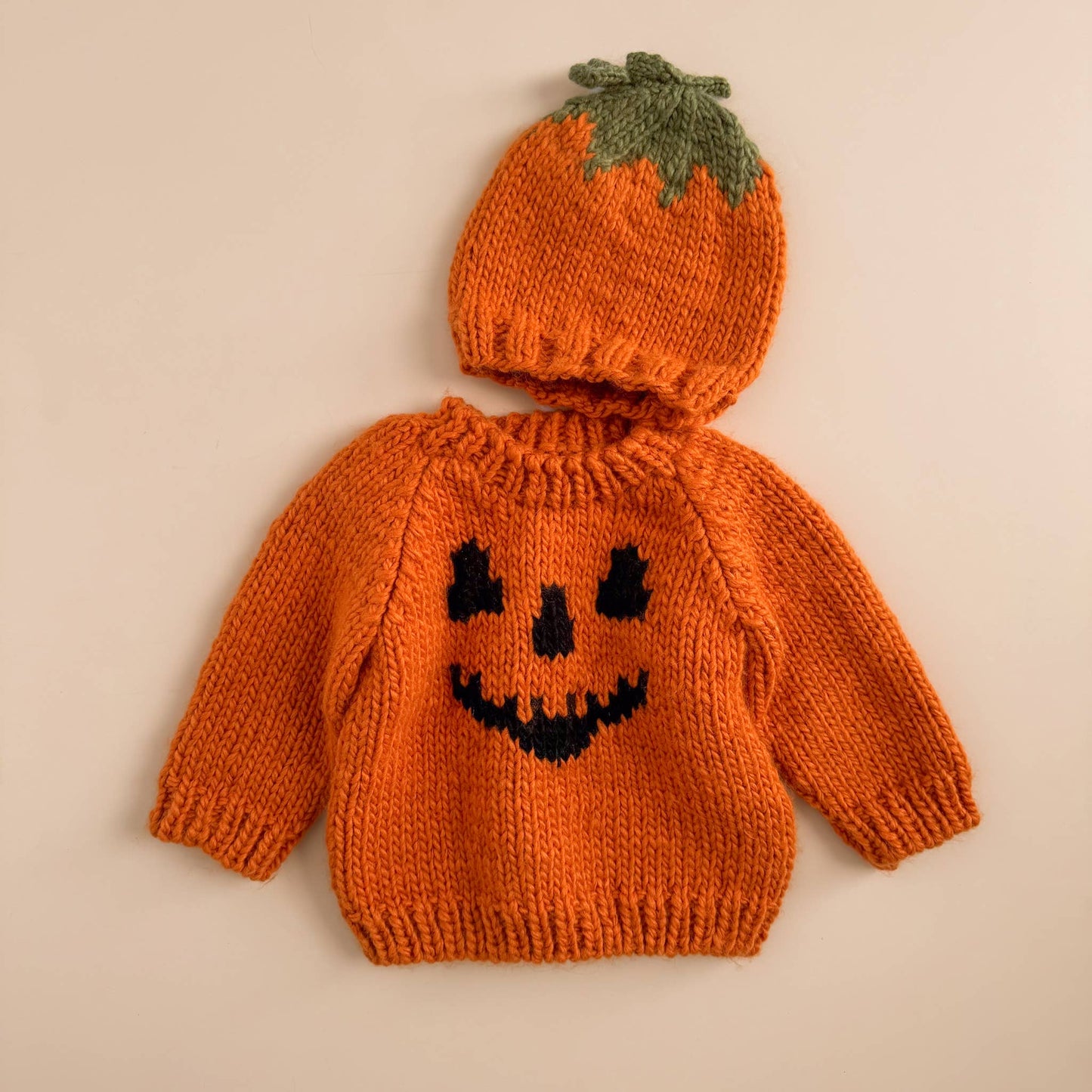 Jack-o-lantern Baby Sweater