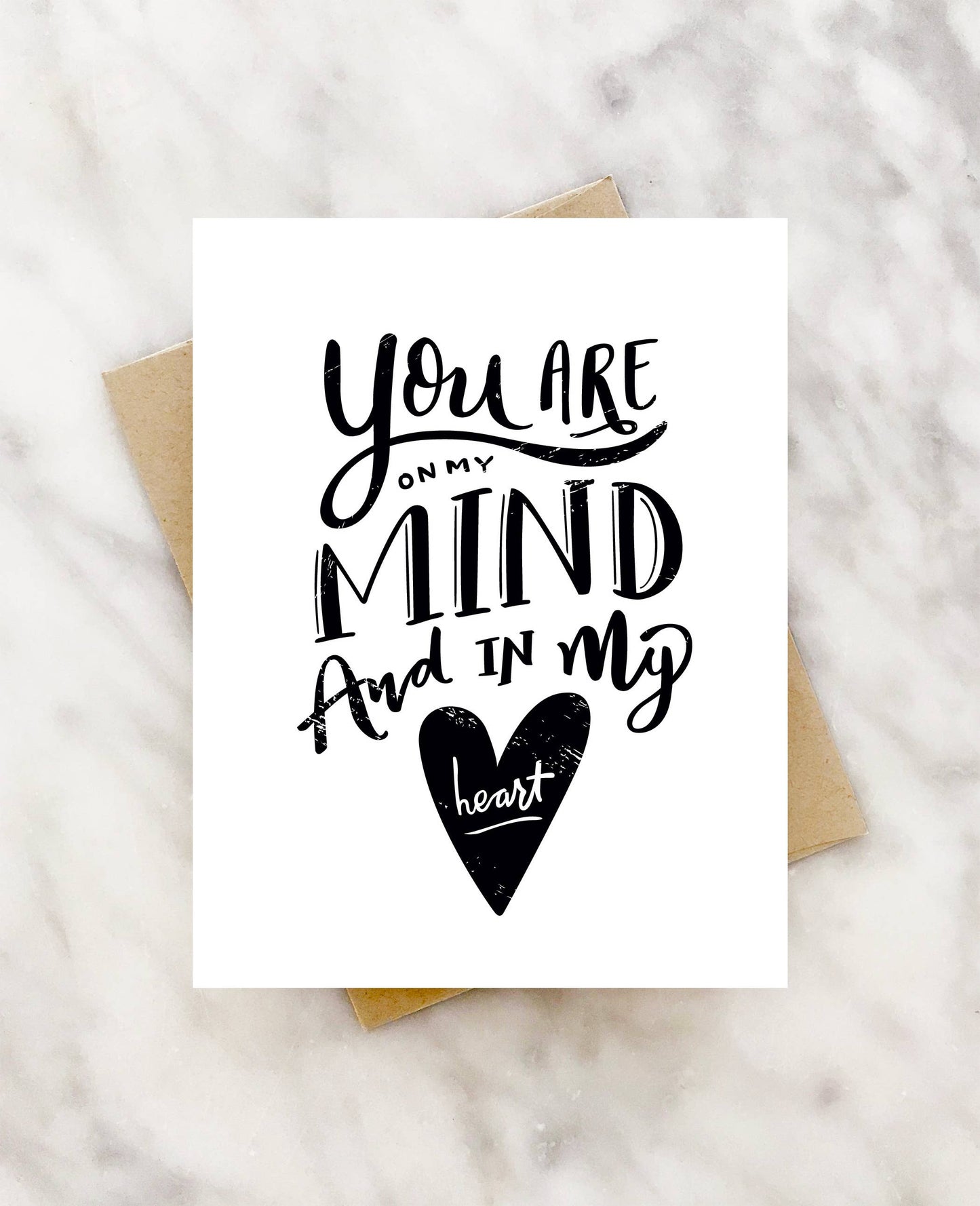 On my mind sympathy card