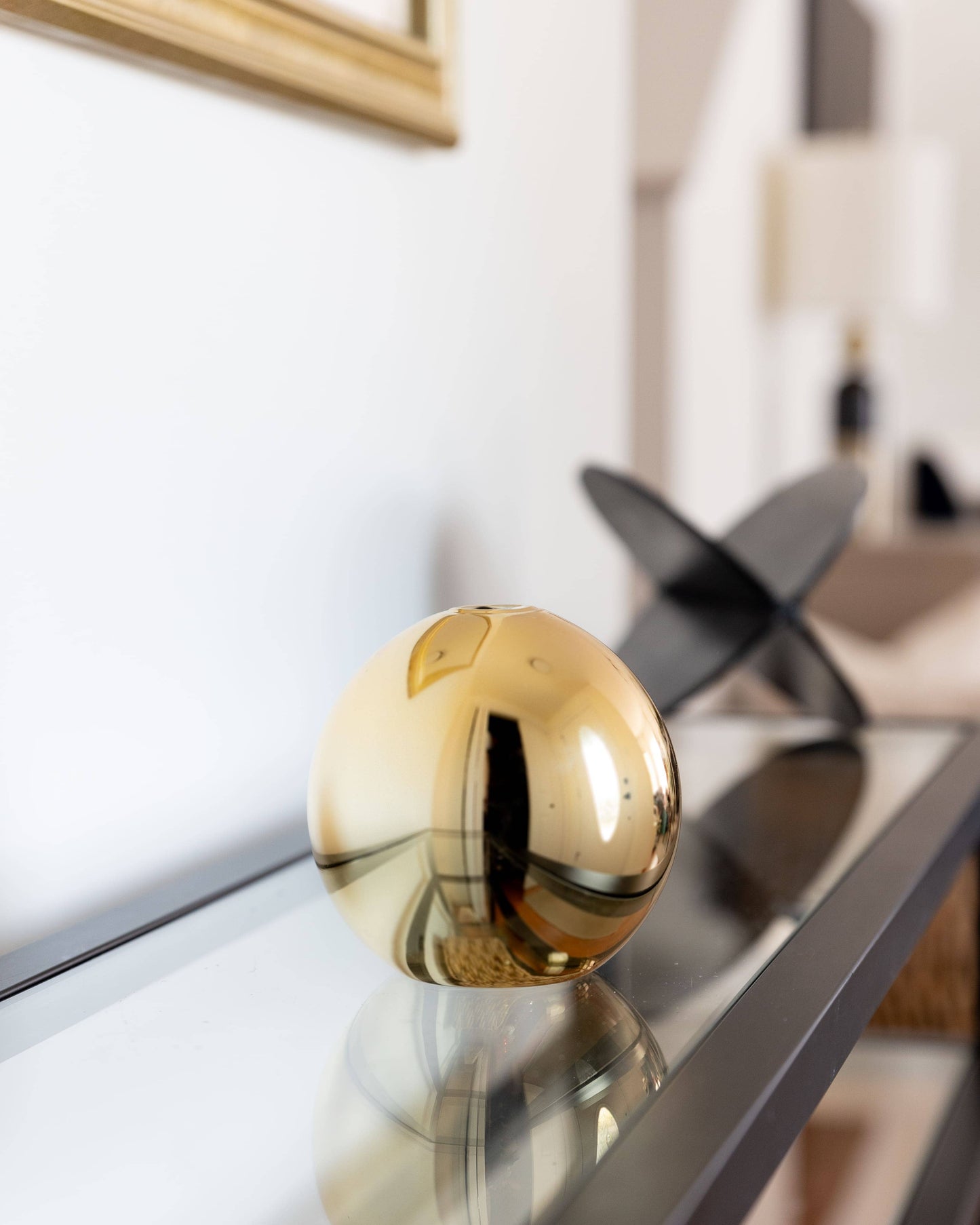 Everlasting Candle - Neva Vase Metallic Gold