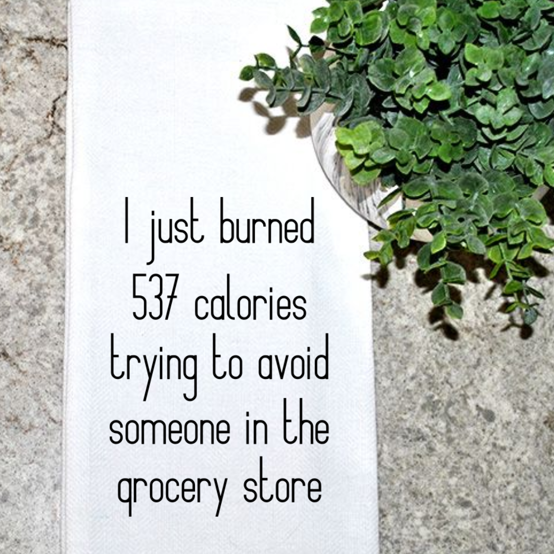 I just burned 537 calories