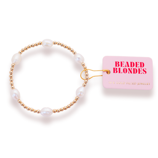 Pearl Poppi Bracelet in Gold - Extended Size