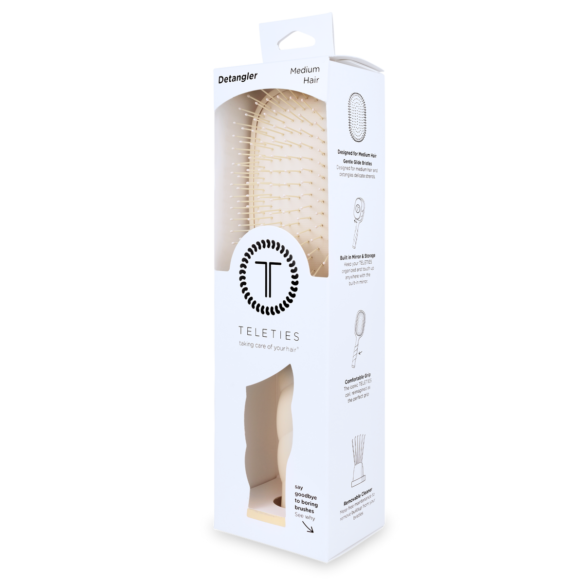 Detangler Brush |Tan| Medium