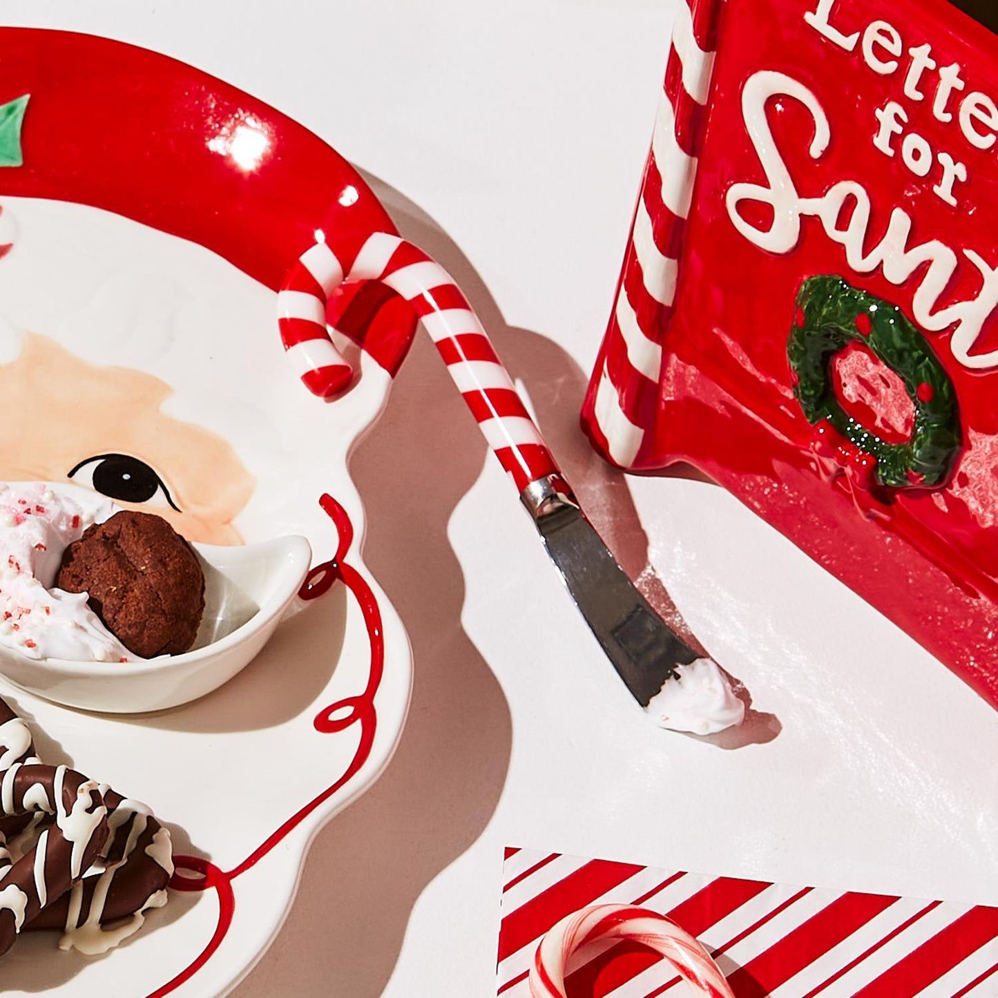 Candy Cane Spreaders on Gift Card