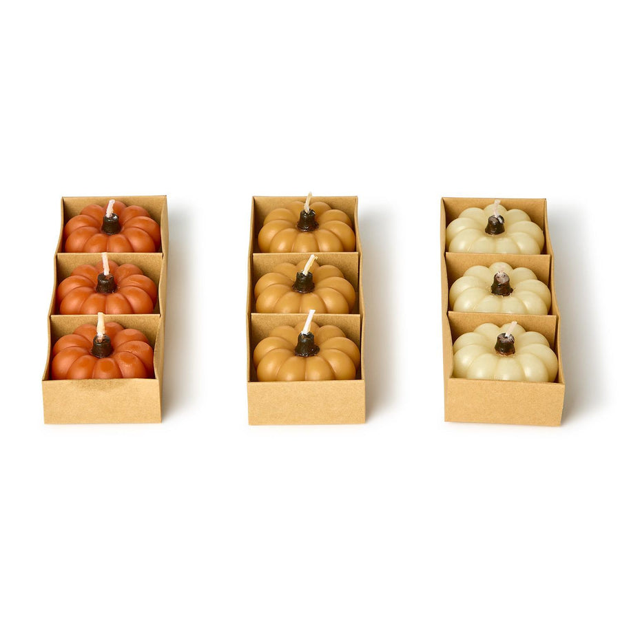 Mini Pumpkin Candle Set