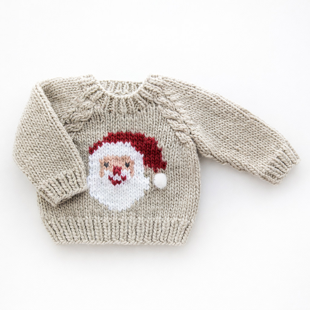 Jolly Santa Sweater Oatmeal for Baby & Toddler
