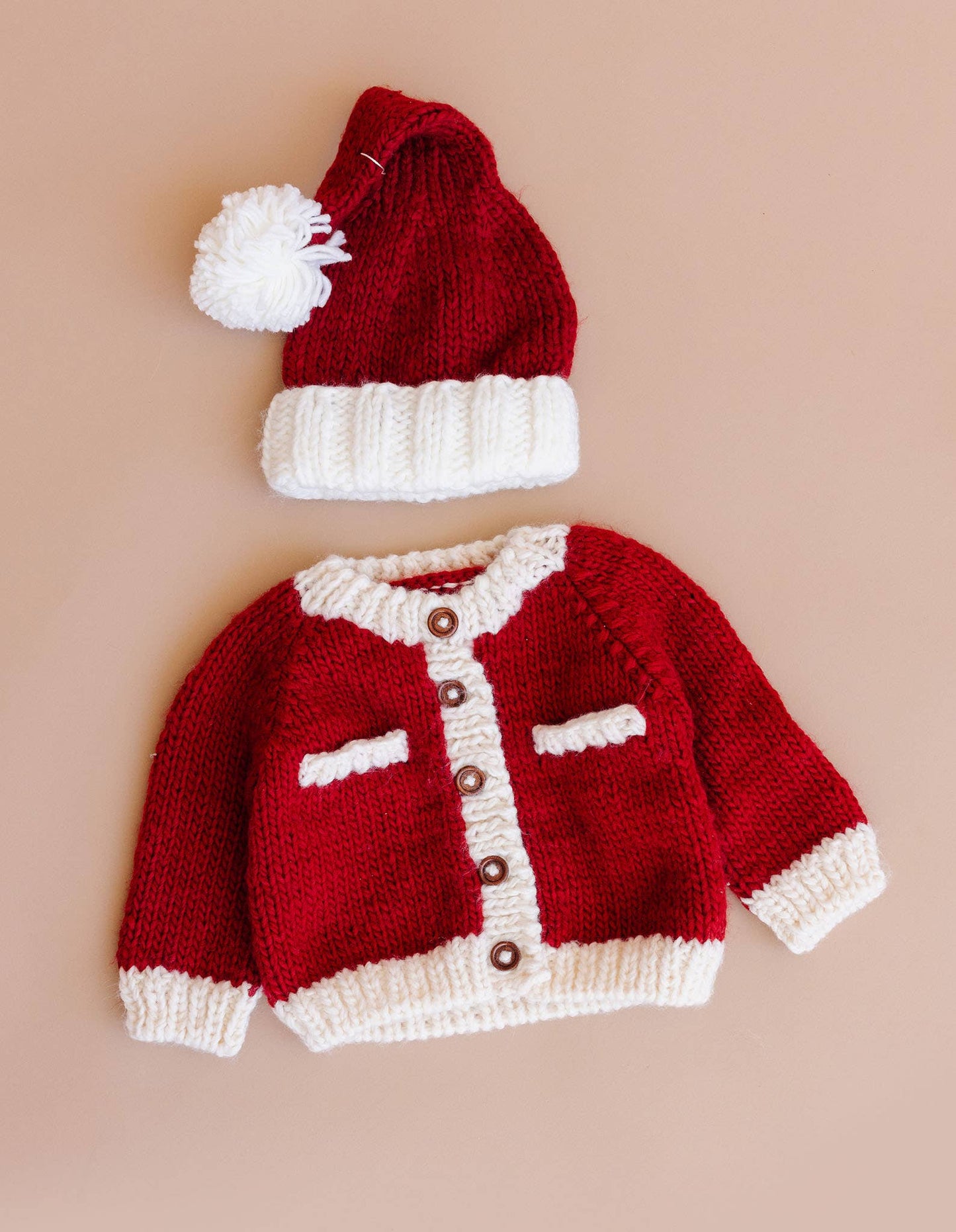 Baby Santa Knit Hat
