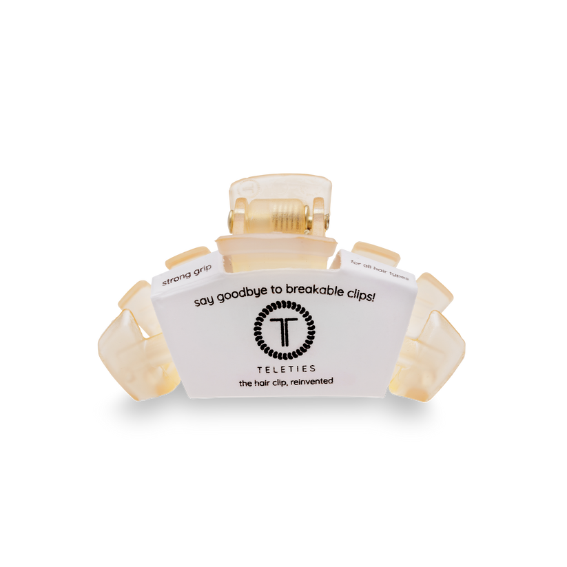 Classic Almond Beige Tiny Claw Hair Clip