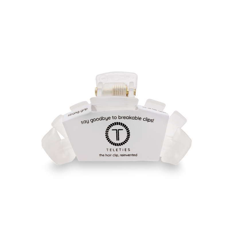 Classic Coconut White Tiny Claw Hair Clip