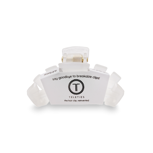 Classic Coconut White Tiny Claw Hair Clip