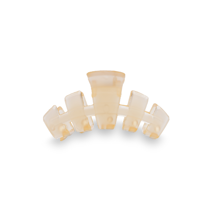 Classic Almond Beige Tiny Claw Hair Clip