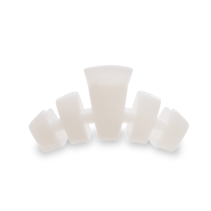 Classic Coconut White Medium Claw Hair Clip