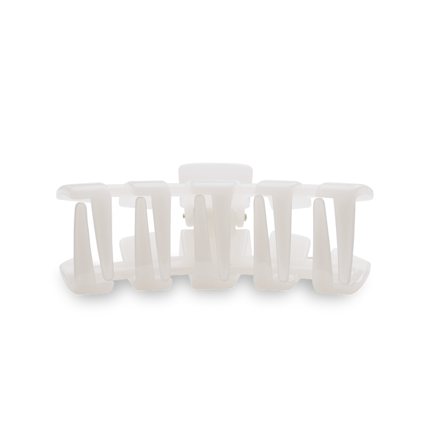 Classic Coconut White Medium Claw Hair Clip