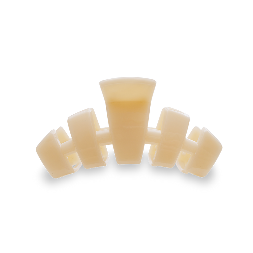 Classic Almond Beige Medium Claw Hair Clip