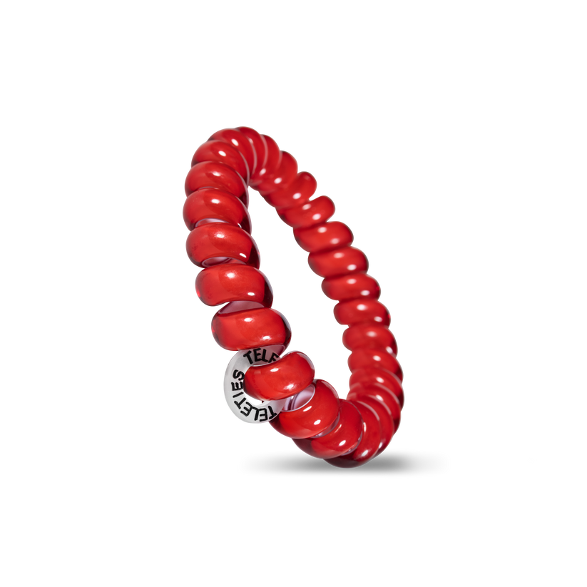 Scarlet Red Hair Ties Large