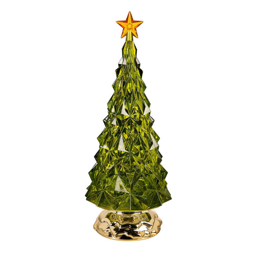 LED Table Decor Christmas Tree Color Changing Water Lantern, 11.5"
